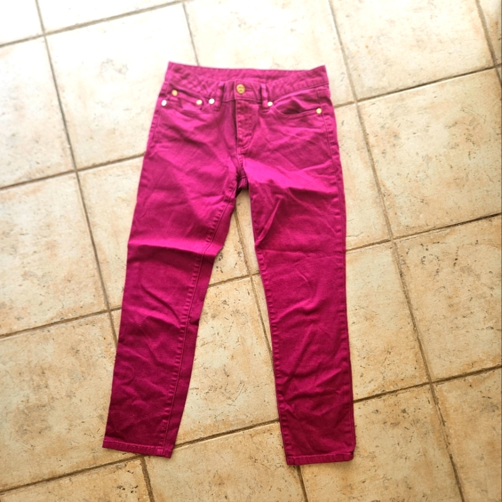 Tory Burch Alexa Cropped Skinny Jeans